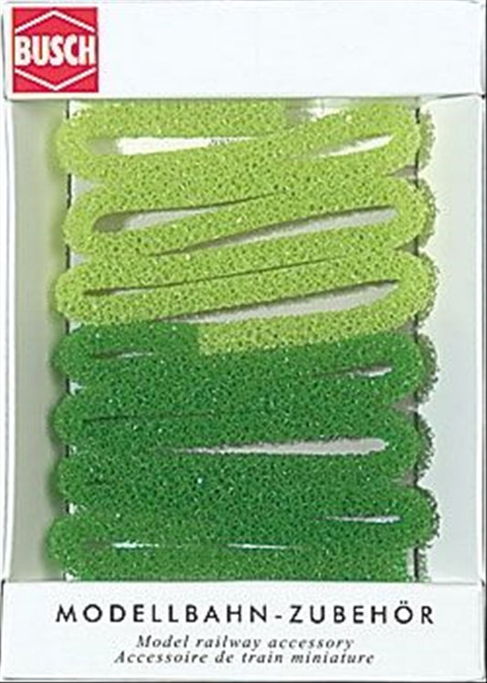 Busch 7150 HO/N/TT/Z Scale Green Hedge, 1 m Long