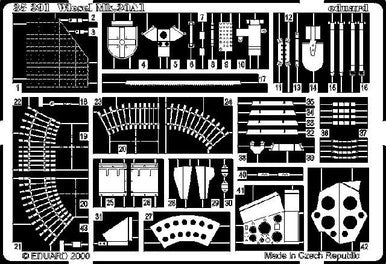 Eduard 35291 1/35 Wiesel Mk. 20A for AFV Photo Etch Detail Set