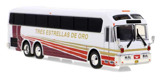 Iconic Replicas 870471 HO Scale 1986 Eagle Model 10 Bus Tres Estrellas de Oro