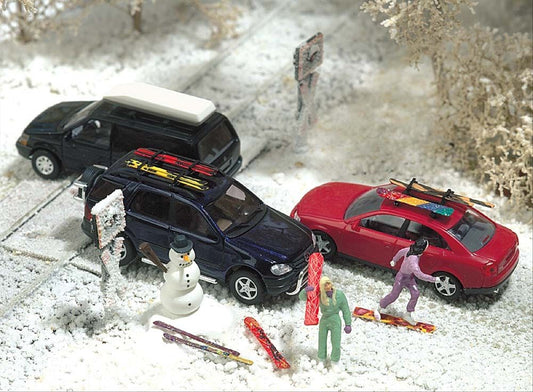 Busch 6004 HO Scale Winter Scene Details Set