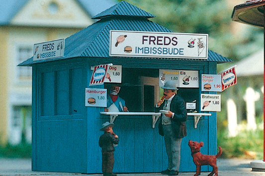 Piko 62021 G Scale Freds Snack Bar, Building Kit