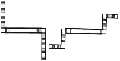 Faller 222151 N Scale Concrete Footbridge Model Kit