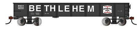 Bachmann 17205 HO Scale 40' Gondola Silver Series Bethlehem Steel