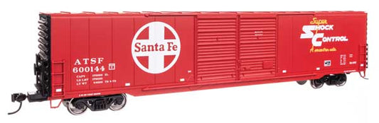 Walthers Mainline 910-3402 HO Scale 60' PS Double Door Boxcar Santa Fe #600144