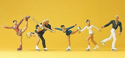 Preiser 10314 HO Scale Recreation & Sports Figure Skaters