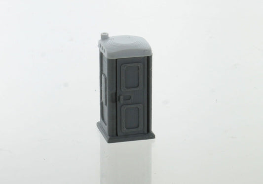 3D To Scale 64-141-GY 1/64 – Porta-Potty Gray/White Scene Accessory