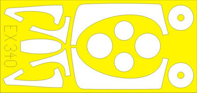 Eduard EX340 1/48 Mask F3H-2 for Hobby Boss Canopy Mask Set
