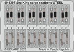 Eduard 491397 1/48 Sea King HU.5 Cargo Seatbelts STEEL