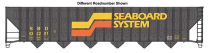 Walthers Mainline 910-56363 HO Scale 73' Wood Chip Hopper RTR Seaboard #432227