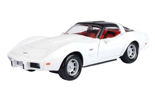 Motormax 73244HC 1/24 1979 Chevrolet Corvette C3, White