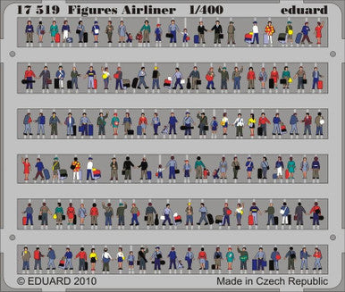 Eduard 17519 1/400 Airliner Figures (Pre-Painted)