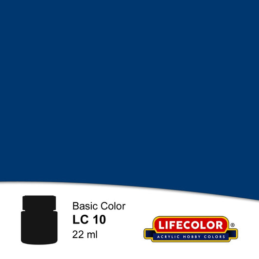 Lifecolor LC10 Matt Dark Blue FS35052 Acrylic (22ml Bottle)