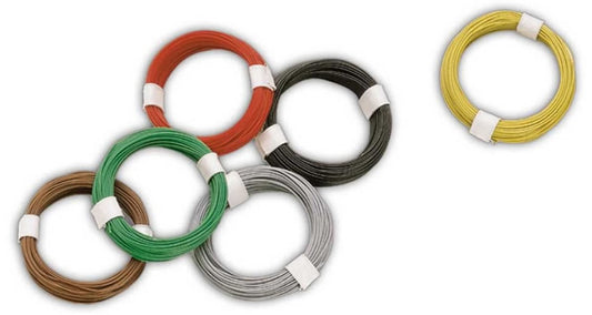 Busch 5793 A Scale Micro Wire/Cable -- Gray (ONE roll)