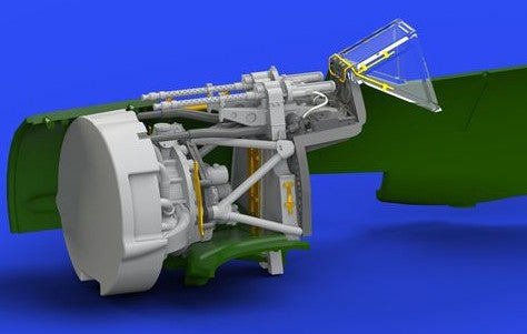 Eduard 672101 1/72 Aircraft- Fw190A5 Fuselage Guns for EDU (Photo-Etch & Resin)