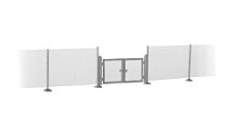 Walthers SceneMaster 949-4188 HO Metal Industrial Fence Kit