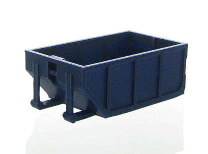 3D To Scale 50-235-DB 1/50 Rolloff Dumpster 10 Yards, Blue
