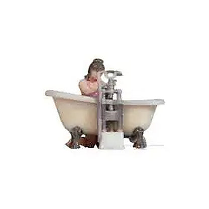 noch 10421 ho scale woman bathing child in tub color 3d print