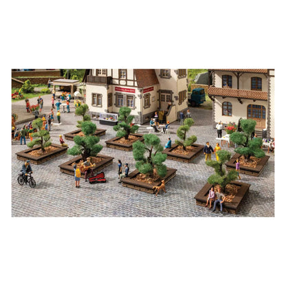 Noch 21546 A Scale Ornamental Bushes -- 12 Pieces, 1-7/16 - 1-15/16" 4cm - 5cm