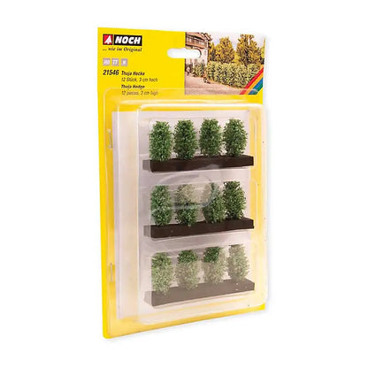 Noch 21546 A Scale Ornamental Bushes -- 12 Pieces, 1-7/16 - 1-15/16" 4cm - 5cm