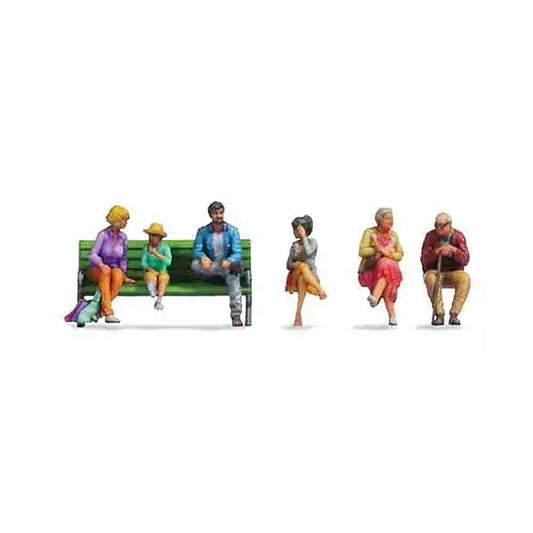 noch 44521 z scale seated figures pkg6