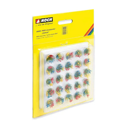 Noch 6900 A Scale Blossoming Grass Tufts - Profi -- pkg(25) 3/8" .9cm
