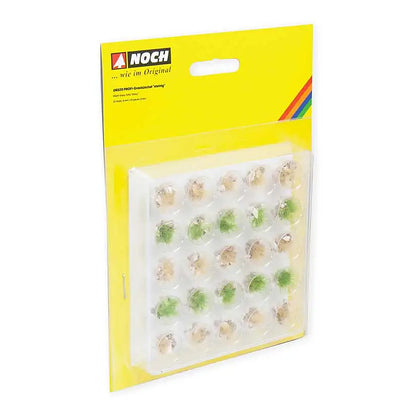 Noch 6920 A Scale Stony Grass Tufts - Profi -- White and Beige Stones pkg(25) 1/
