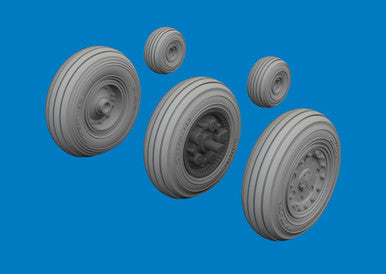 Eduard 6481164 1/48 Brassin Harrier Wheels for UMA MODELS