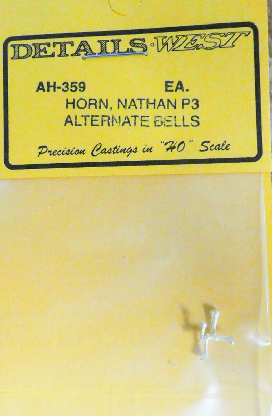 Details West AH-359 HO Scale Nathan Air Horns -- P-3, Alternate