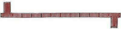 Kadee 2010 HO Scale 50' Apex Running Board -- Oxide Red