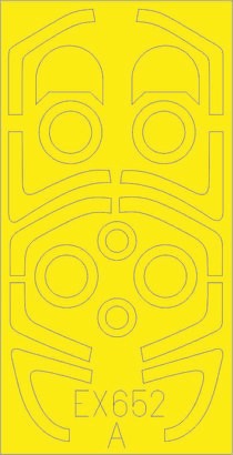 Eduard EX652 1/48 Mask Aircraft- L39MS/L59 TFace for TSM