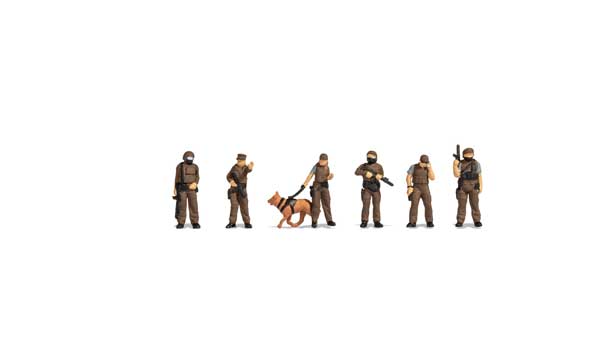 Noch 15079 HO Scale Police Special Task Force -- pkg(7)