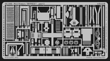 Eduard 35502 1/35 Stuart Honey for ACY Photo Etch Detail Set