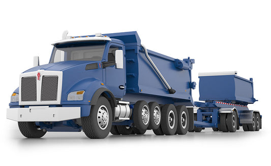DCP 60-1277 1/64 Kenworth T880 Rogue Dump Truck & Transfer Trailer