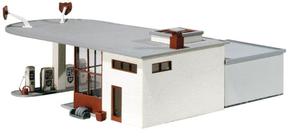 Faller 130347 HO Scale 1950s BP Petrol Station Model Kit