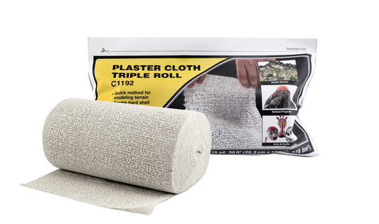 Woodland Scenics C1192 All Scale Plaster Cloth Triple Roll