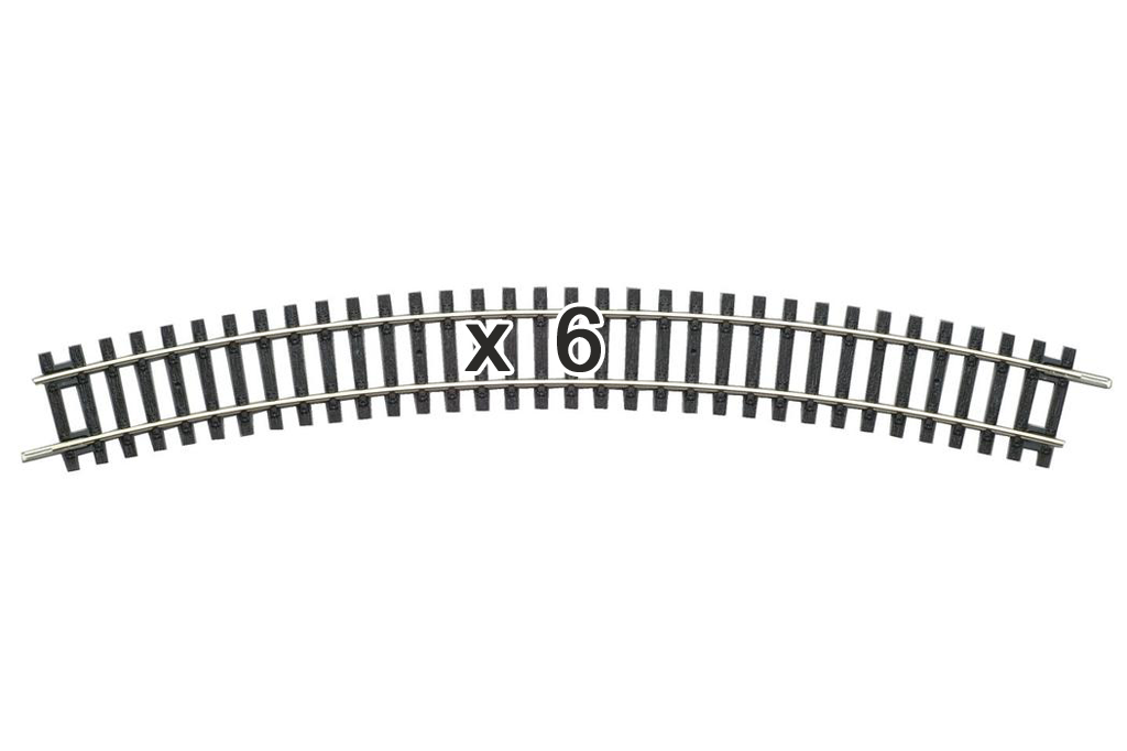 Piko 55213 HO Scale Curved Track R3/30° Order 6x