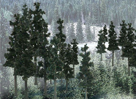 Woodland Scenics TR1580 All Scale Conifer Colors - 33/pkg