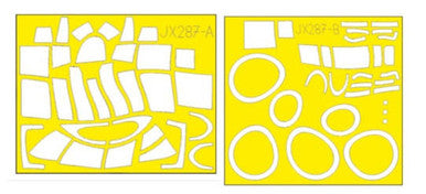 Eduard JX287 1/32 Mask B-25H for HKM Canopy Mask Set