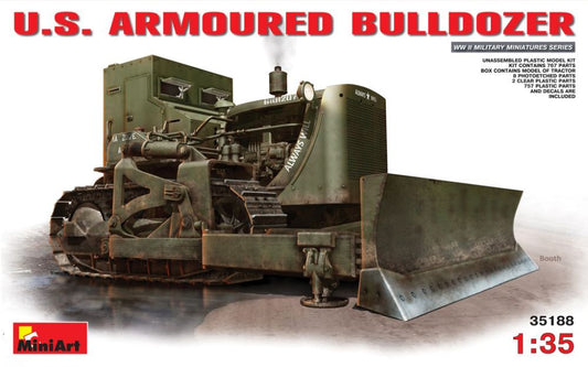 Miniart Models 35188 1/35 WWII US Armored Bulldozer