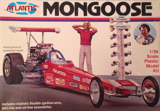 Atlantis Models 7529 1/24 Tom McEwen Mongoose Rear Engine Dragster (formerly Mon