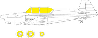 Eduard EX983 1/48 Z-526 Trener Master TFace Canopy Mask Set