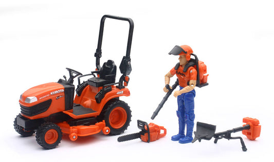 New Ray SS-33453 1/18 Scale Kubota 4Wd Lawn Tractor