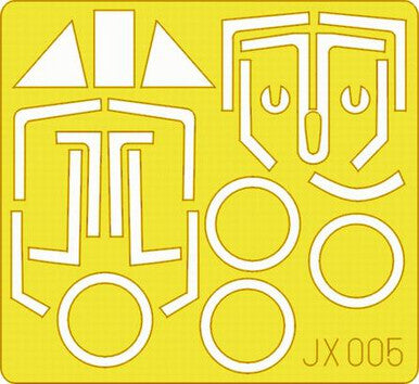 Eduard JX005 1/32 Mask Fw 190D for Hasegawa Canopy Mask Set