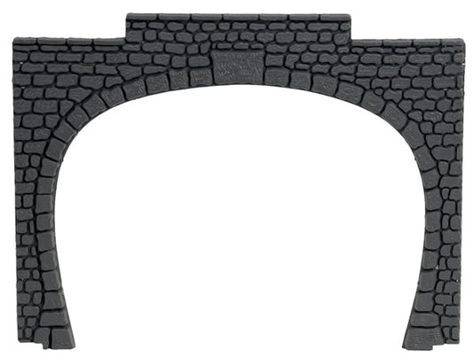 Noch 60020 HO Scale Double Track Tunnel Portal -- Cut Stone - Tan