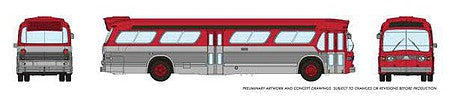 Rapido Trains 573097 N Scale Gen New Look Bus-Red
