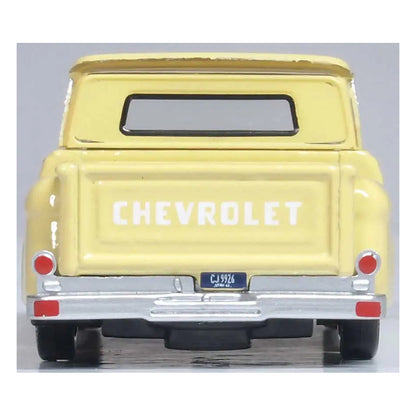 Oxford Diecast 87CP65007 HO Scale 1965 Chevrolet Stepside Pickup - Assembled -- Yellow