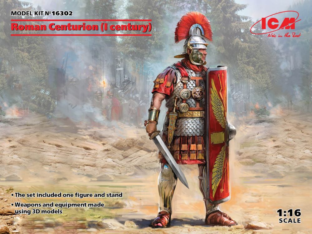 ICM Models 16302 1/16 Roman Centurion I Century