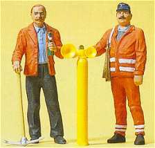 Preiser 45005 G Scale People Working Modern Track Workers