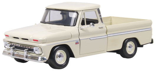 Motormax 73355AC-CR 1/24 1966 Chevrolet C10 Fleetside, Cream