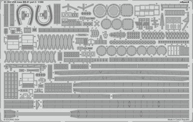 Eduard 53304 1/350 USS Iowa BB-61 Part 3 Photo Etched Set